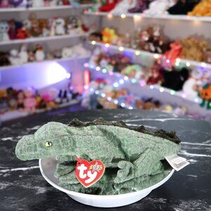 TY Beanie Baby - Swampy the Alligator | Tush Tag Wear | Retired | Rare